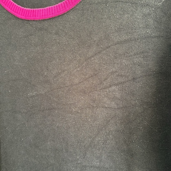 DKNY Pull Over Sweater with Sheer Sleeves | SIZE L - Picture 6 of 7